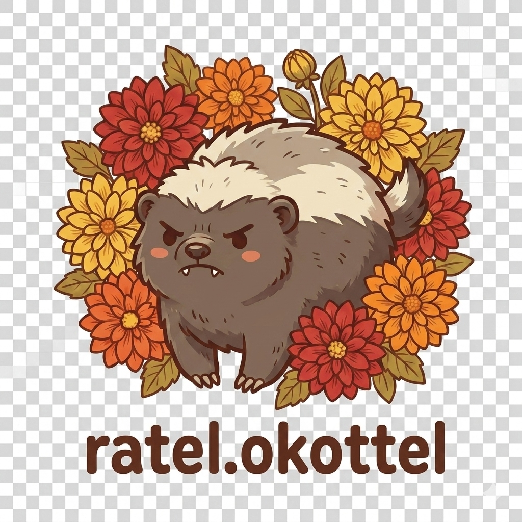 ratel mascot logo